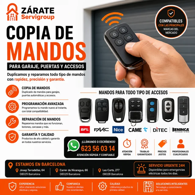 Mandos de Garaje