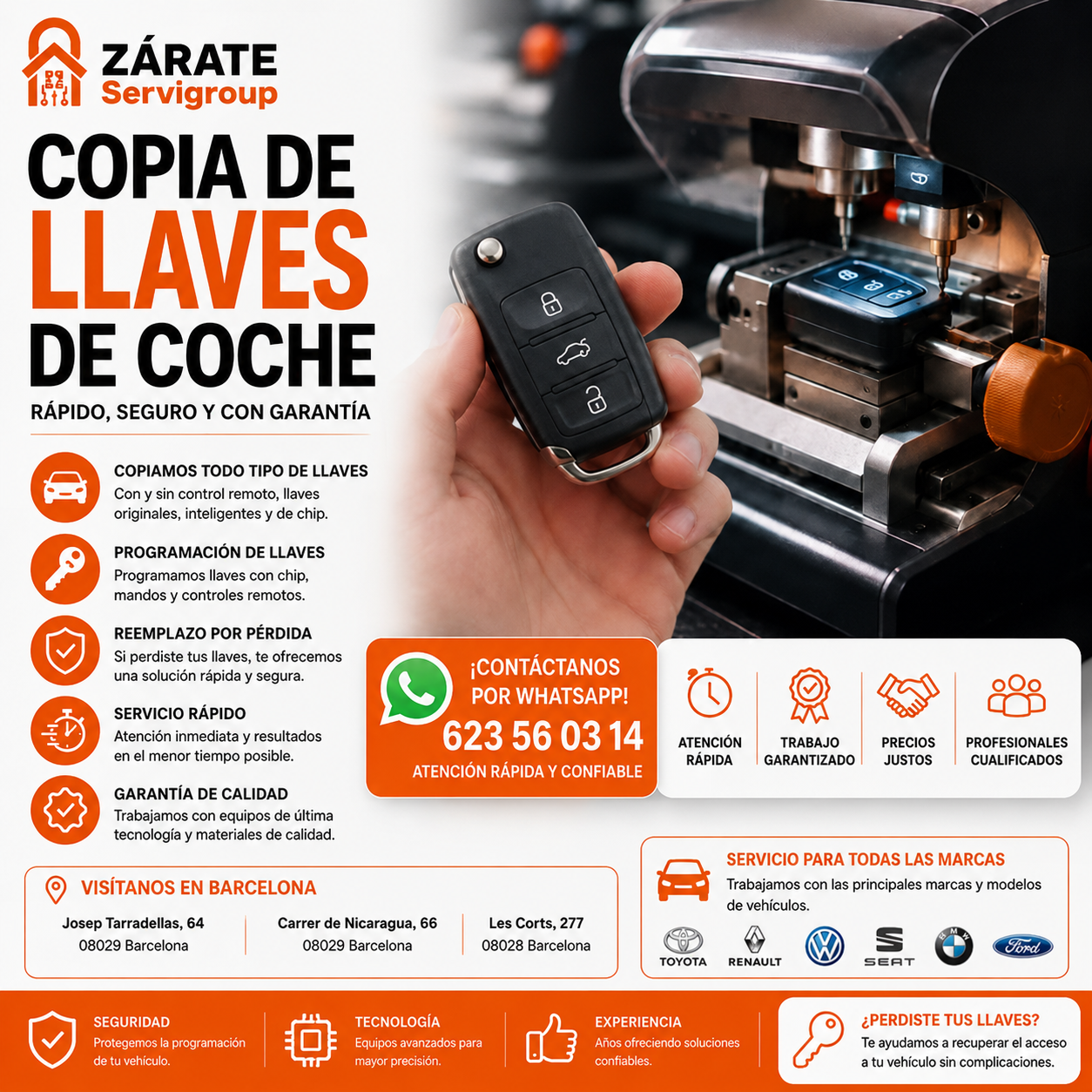 Copia de Llaves de Coche